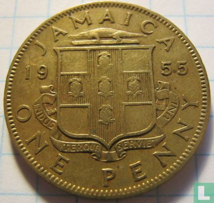 Jamaica 1 penny 1955 - Image 1
