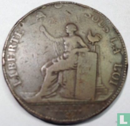 Frankrijk 2 sols 1791 "Monneron, Medaille de confiance" 1791 - Bild 2