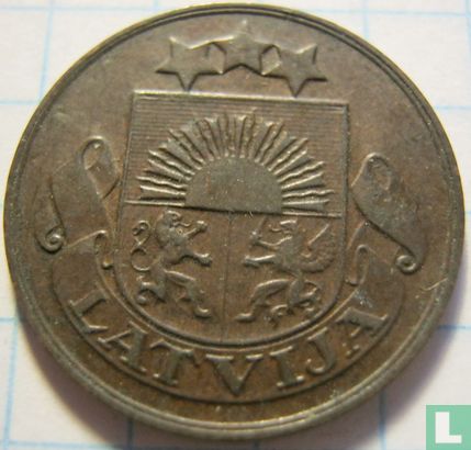 Latvia 2 santimi 1926 - Image 2