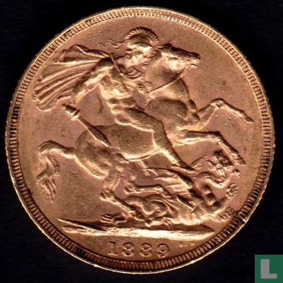 Royaume-Uni 1 sovereign 1889 - Image 1