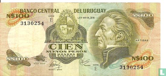 Uruguay 100 Neuvos Pesos