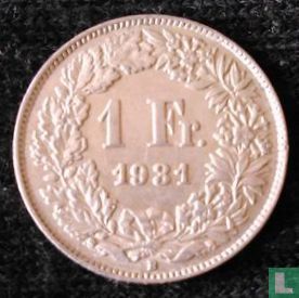 Suisse 1 franc 1931 - Image 1
