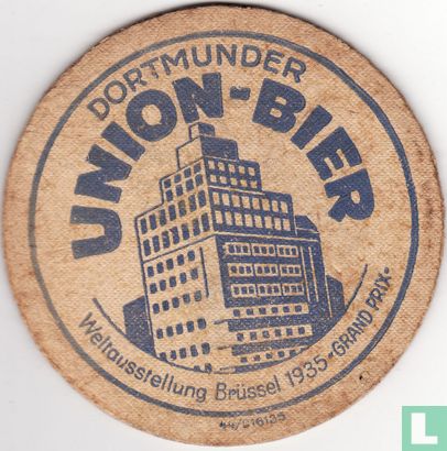 Weltausstellung Brüssel 1935 / Dortmunder Union-Bier - Bild 1