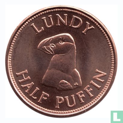 Lundy 0.5 Puffin 2011 (Copper Plated Zinc - Prooflike) - Afbeelding 1
