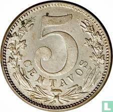 Colombie 5 centavos 1886 (type 1) - Image 2