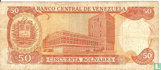 Venezuela 50 Bolívares 1998 (P65f) - Image 2