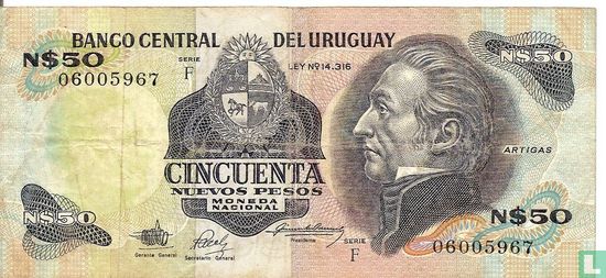 Uruguay 50 Nuevos Pesos 