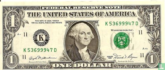 Vereinigte Staaten 1 Dollar 1981 K