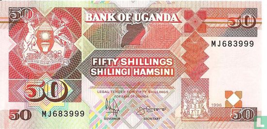 Uganda 50 Shillings 1996 - Bild 1