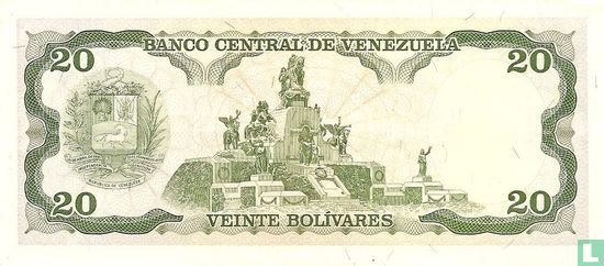 Venezuela 20 Bolívares 1998 - Image 2