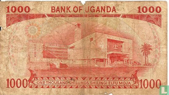 Uganda 1,000 Shillings ND (1983) - Image 2