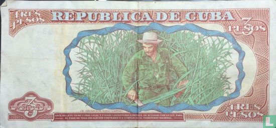 Cuba 3 Peso - Afbeelding 2