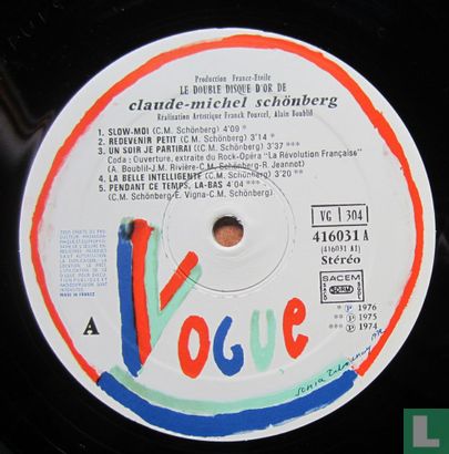 Le double disque d'or de Claude Michel Schönberg - Image 3