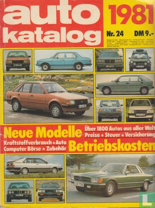 Auto Katalog 1981 - Image 1