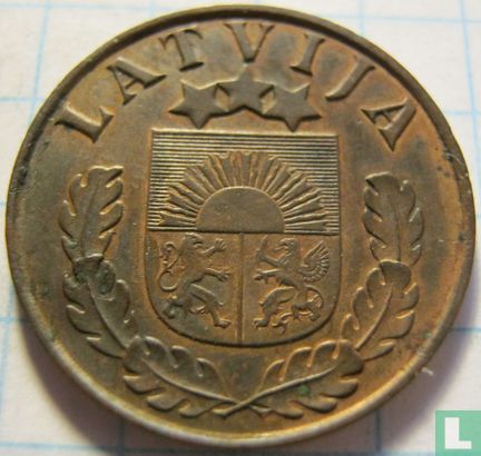 Latvia 2 santimi 1939 - Image 2