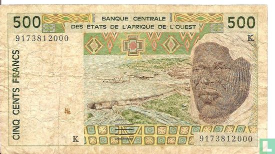 Stat Afr de l'Ouest. 500 francs K - Image 1