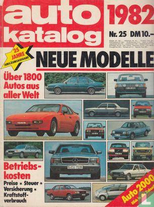 Auto Katalog 1982 - Image 1