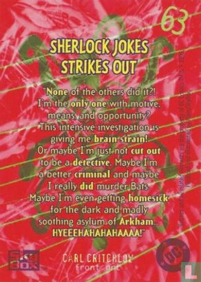 Sherlock Jokes Strikes Out - Afbeelding 2