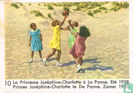 Prinses Joséphine-Charlotte te De Panne. Zomer 1938 - Bild 1