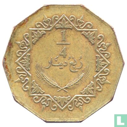 Libya ¼ dinar 2009 (year 1377) - Image 2