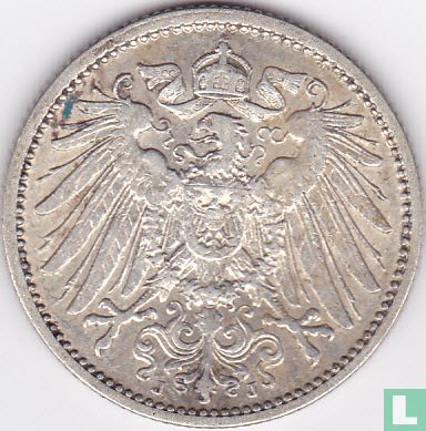 Empire allemand 1 mark 1907 (J) - Image 2