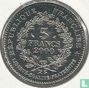 Frankrijk 5 francs 2000 "Franc of Henri III" - Afbeelding 1