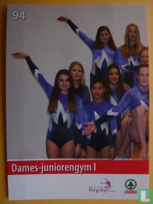 Groepsfoto Dames-juniorengym I (links) - Afbeelding 1