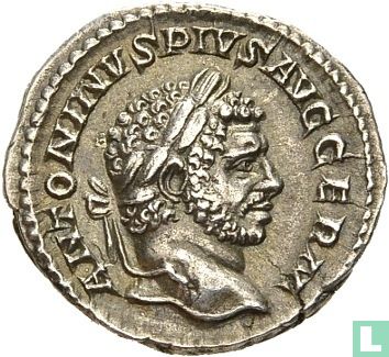 Caracalla 198-217, AR Denarius Rome 213-217 - Afbeelding 2