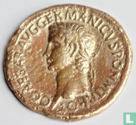 Sestertius van Caligula  - Afbeelding 2