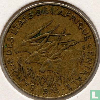 États d'Afrique centrale 10 francs 1974 - Image 1