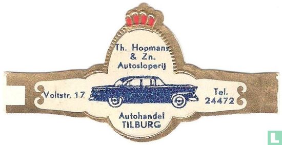 Th. Hopmans & Zn. Autosloperij Autohandel Tilburg - Voltstr. 17 - Tel. 24472 - Afbeelding 1