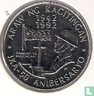 Filipijnen 1 piso 1992 "50th Anniversary of the Battle of Kagitingan" - Afbeelding 1