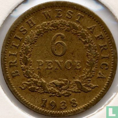 Afrique de l'Ouest britannique 6 pence 1938 - Image 1