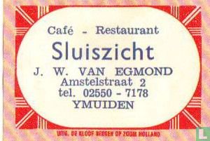 Café Rest. Sluiszicht - J.W. van Egmond