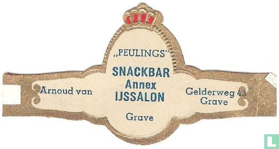„Peulings" Snackbar Annex IJssalon Grave - Arnoud van - Gelderweg 43 Grave  - Afbeelding 1