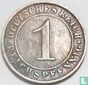 Deutsches Reich 1 Reichspfennig 1925 (A) - Bild 2