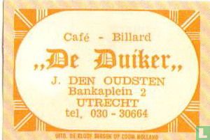 Café Billard "De Duiker" - J. den Oudsten