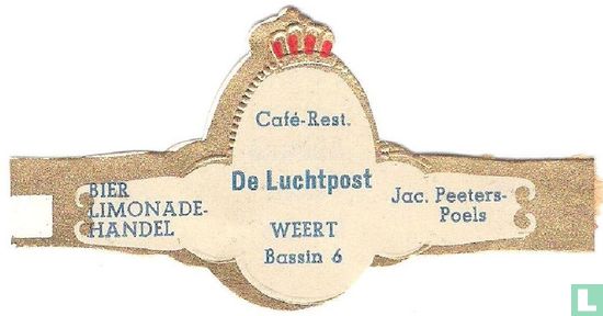 Café-Rest. De Luchtpost Weert Bassin 6 - Bier Limonade-Handel - Jac. Peeters-Poels - Bild 1