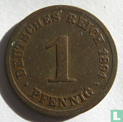 German Empire 1 pfennig 1894 (D) - Image 1