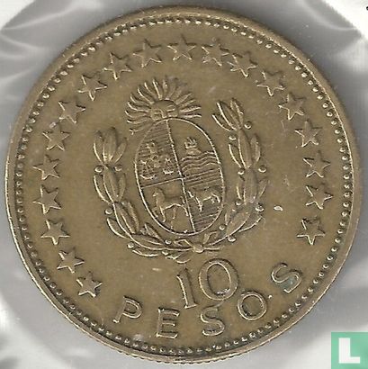 Uruguay 10 pesos 1965 - Image 2