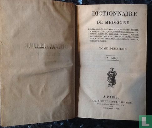 Dictionaire de Medecine - Bild 3