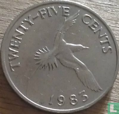 Bermuda 25 cents 1983 - Afbeelding 1