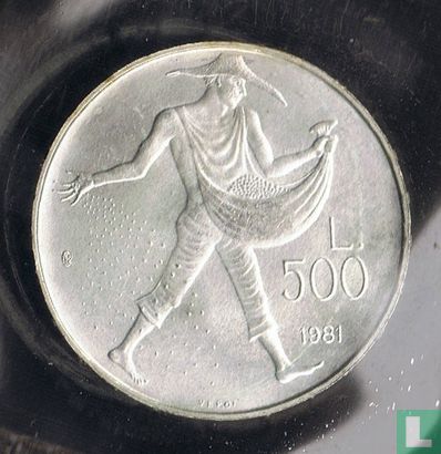 San Marino 500 lire 1981 "2000th anniversary Death of Virgil - Georgics" - Image 1