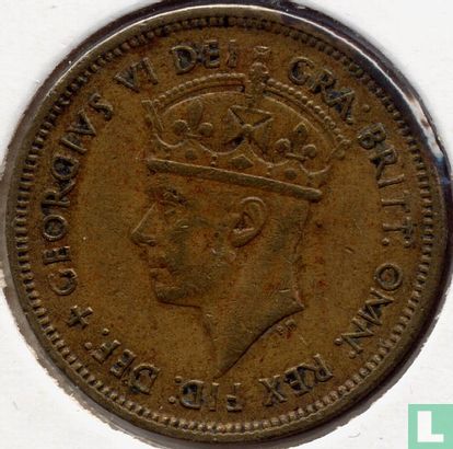 Afrique de l'Ouest britannique 1 shilling 1949 (sans marque d'atelier) - Image 2