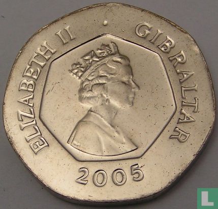 Gibraltar 20 Pence 2005 - Bild 1
