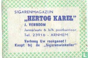 Sigarenmagazijn "Hertog Karel" - J.Verboom
