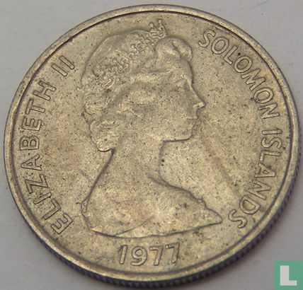 Salomonseilanden 5 cents 1977 (zonder FM) - Afbeelding 1