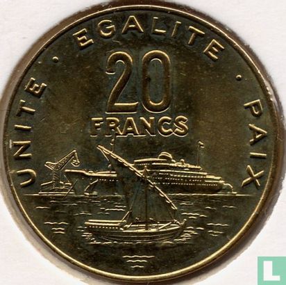 Djibouti 20 francs 2007 - Afbeelding 2