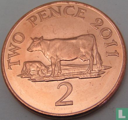 Guernsey 2 pence 2011 - Image 1