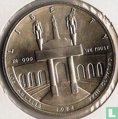 États-Unis 1 dollar 1984 (P) "Summer Olympics in Los Angeles" - Image 1